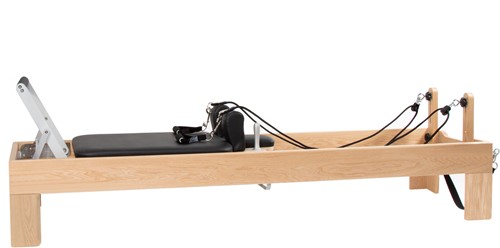Artistry™ Reformer with Rope and Risers - Oak, Black