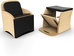 Wunda Chair - Baltic Birch Black