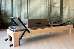 Holz Fit™ Reformer inkl. Long/Short Box & Non-Slip Mat in Mokka